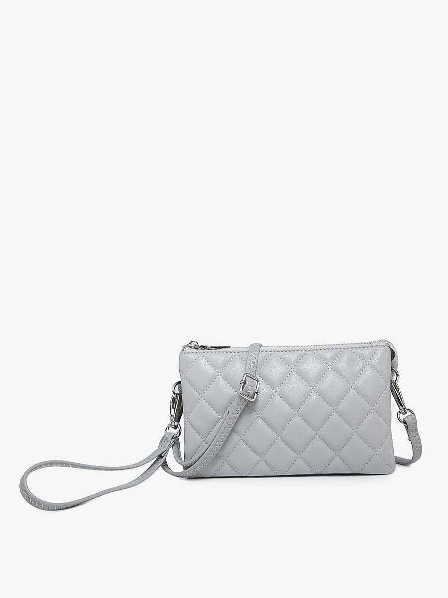 Accessories Jen & Co. | Riley Quilted Convertible Crossbody Wristlet