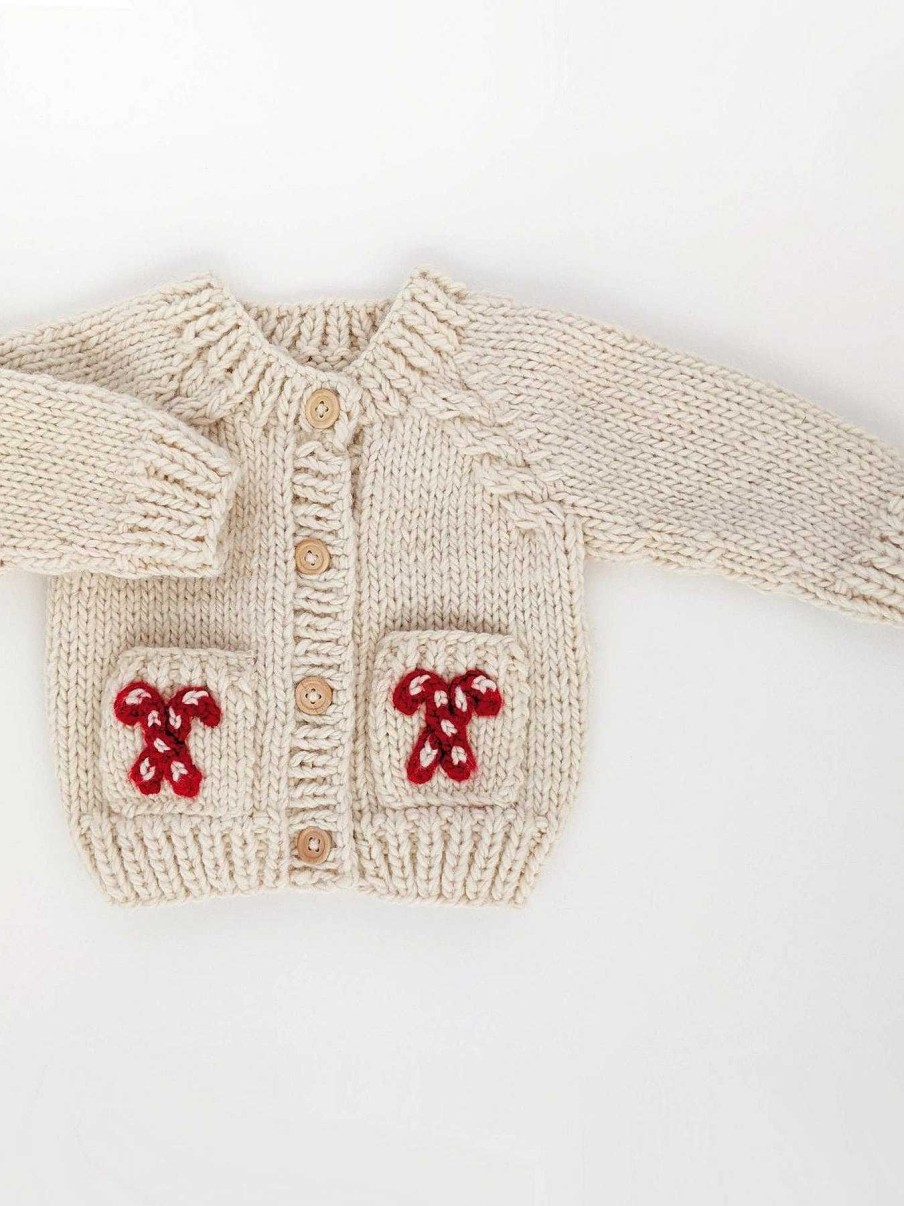 Home & Gifts Huggalugs | Baby Candy Cane Sweater