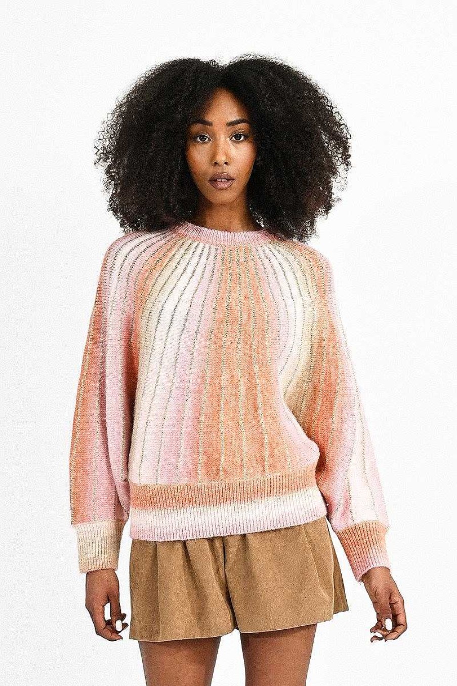 Apparel Molly Bracken | Pink Sunset Sweater