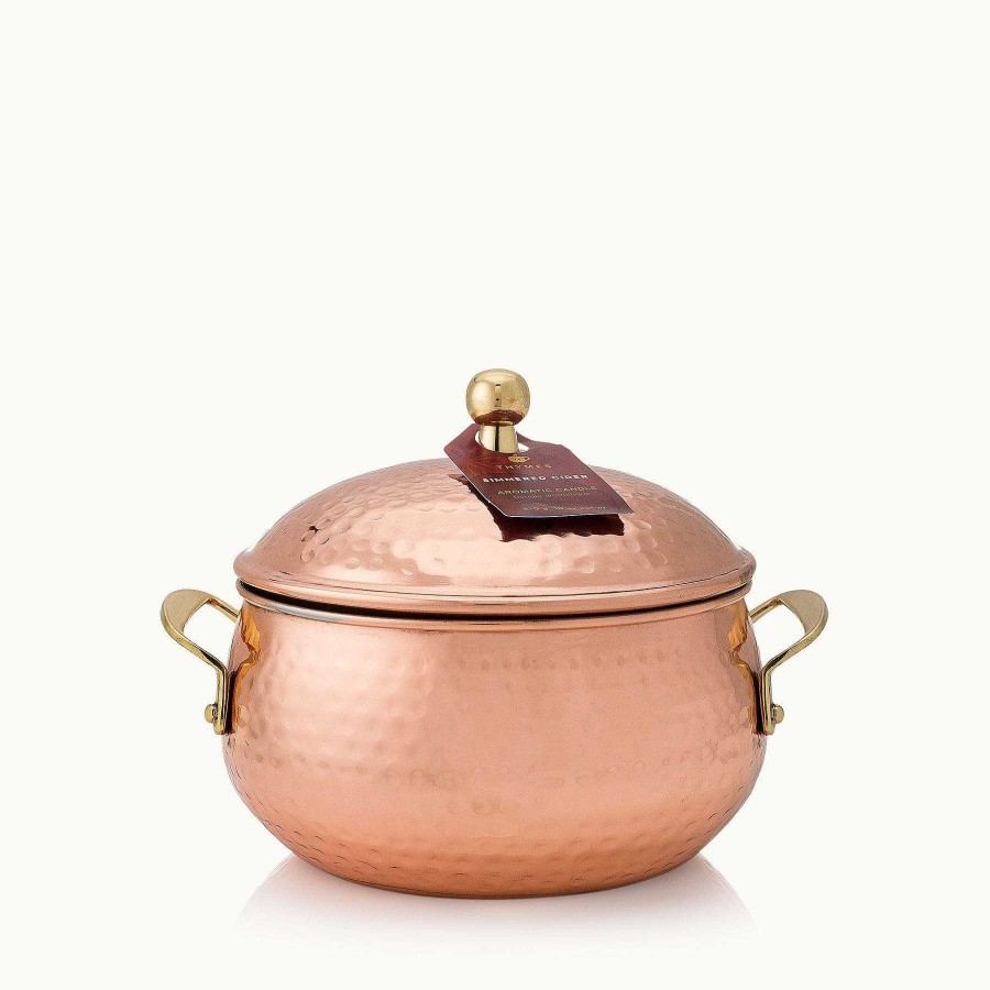 Home & Gifts Thymes | Thymes Simmered Cider Copper Pot 3-Wick Candle