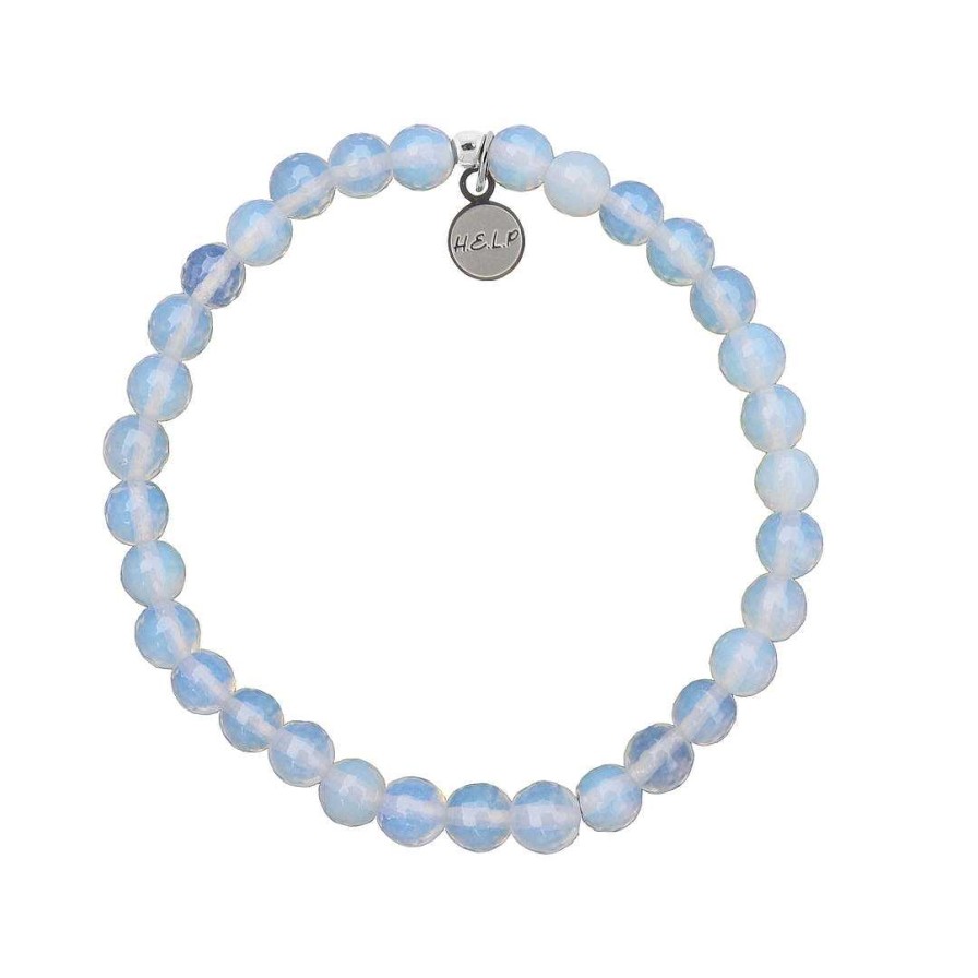 Jewelry T. Jazelle | Angelic Vibes Stacker With Opalite