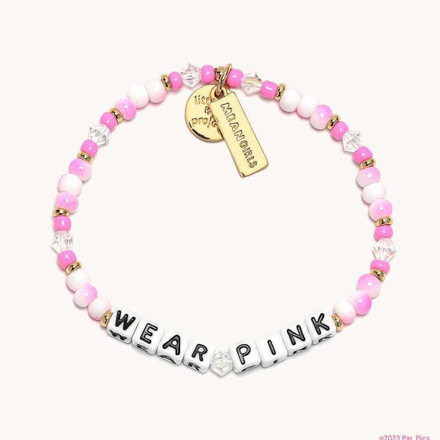 Jewelry Little Words Project | Little Words Project X Mean Girls Wear Pink Bracelet