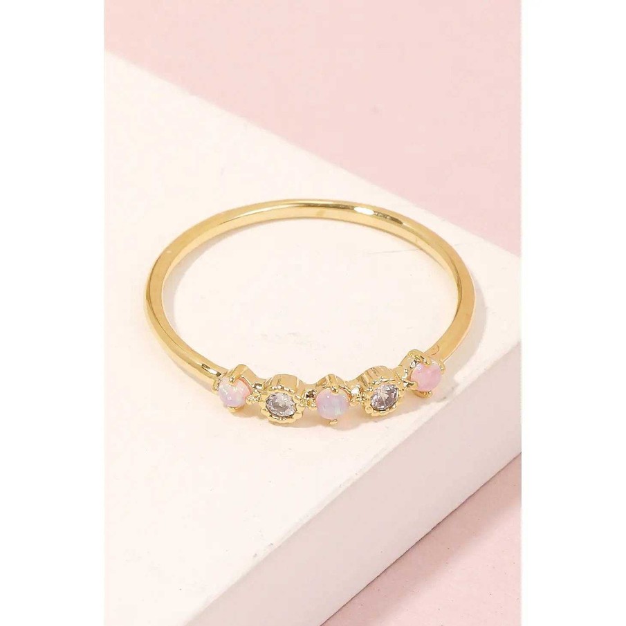 Jewelry Anarchy Street | Delicate Opal Band Ring