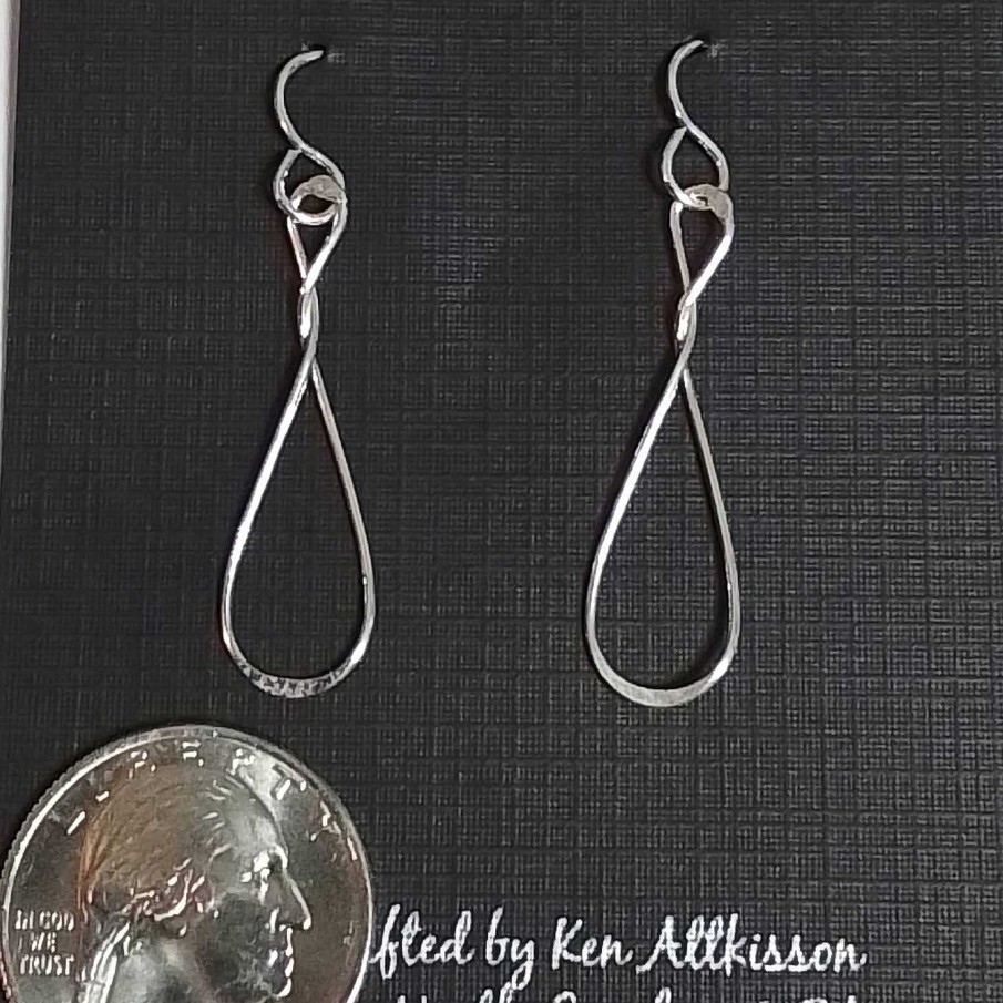 Jewelry Kens Handcrafted Jewelry | Sterling Silver Small Twist Earrings