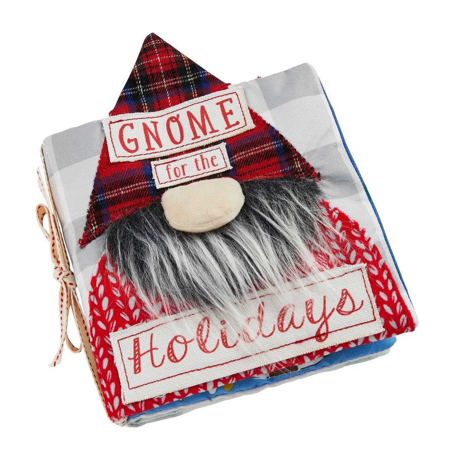 Home & Gifts Mudpie | Gnomes For The Holidays Soft Baby Book