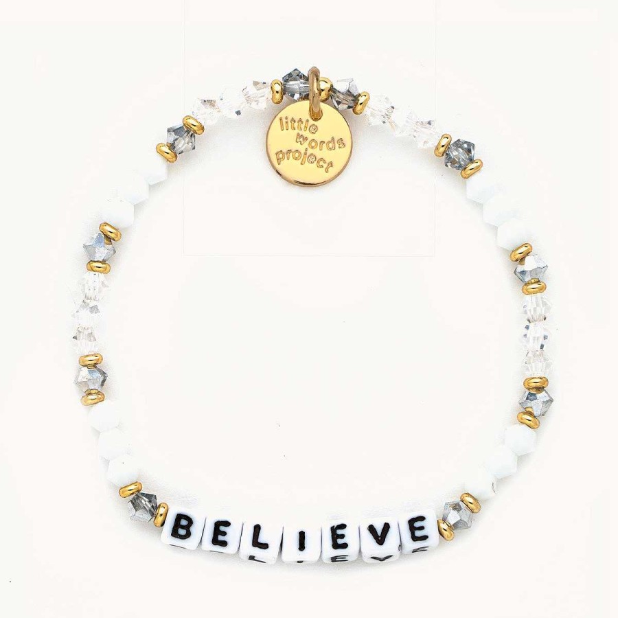 Jewelry Little Words Project | Little Words Project Believe Bracelet Empire