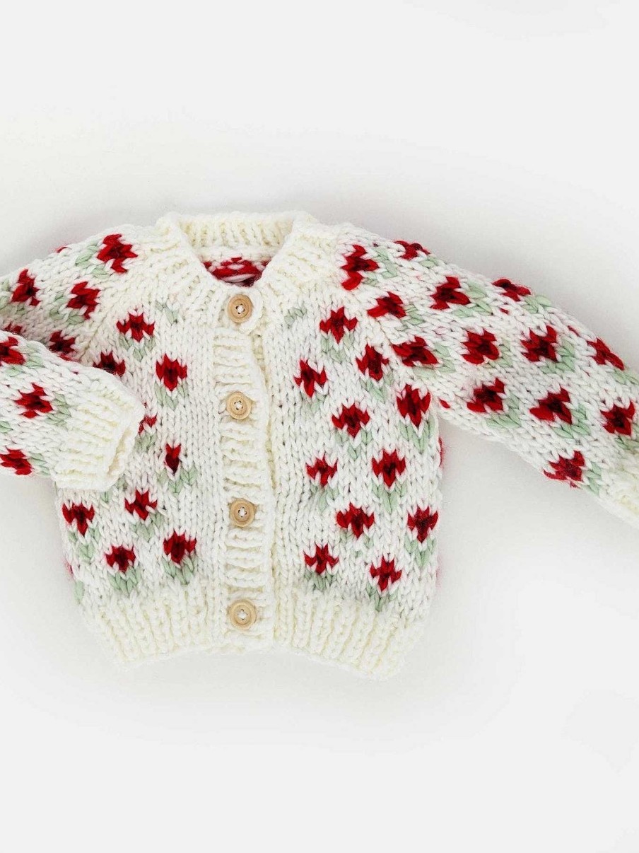 Home & Gifts Huggalugs | Baby Bitty Blooms Cardigan Sweater