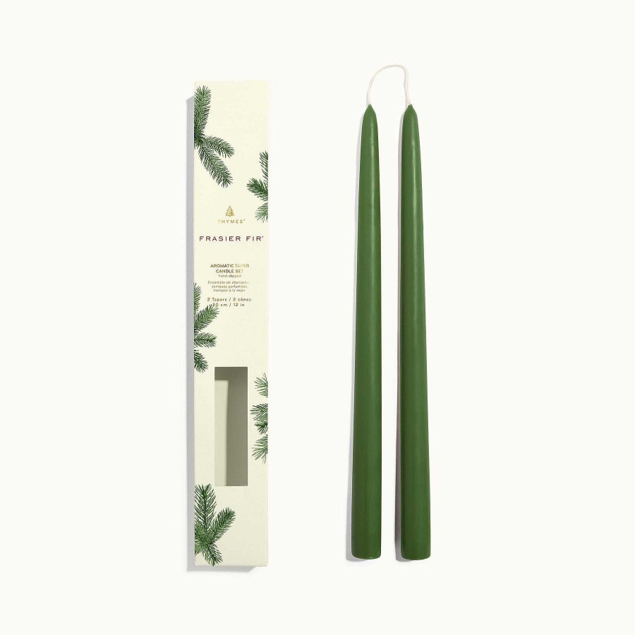 Home & Gifts Thymes | Frasier Fir Taper Candle Set