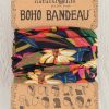 Accessories Natural Life | Black Tropical Boho Bandeau