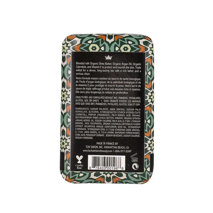 Bath & Body La Chatelaine | Men'S Moroccan Mint Luxury Soap