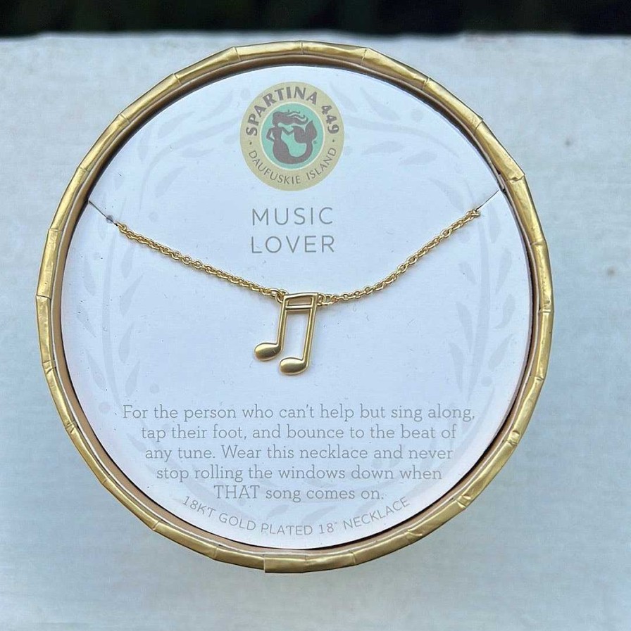 Jewelry Spartina 449 | Music Lover Note Necklace