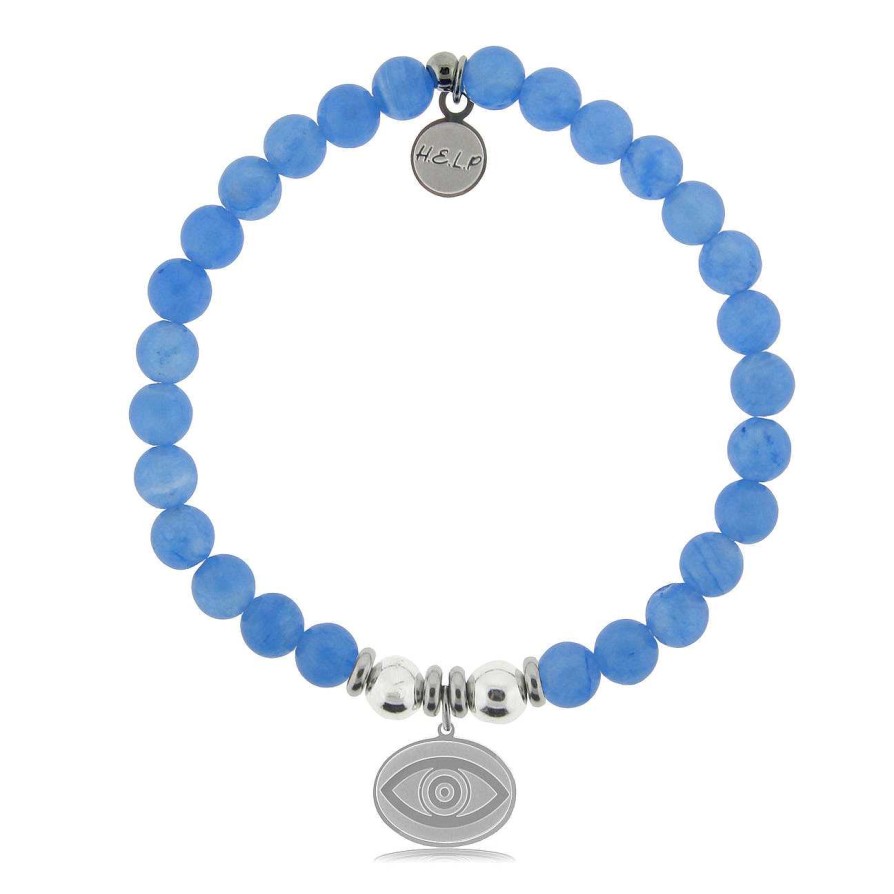 Jewelry T. Jazelle | T. Jazelle H.E.L.P. Evil Eye Charm Bracelet