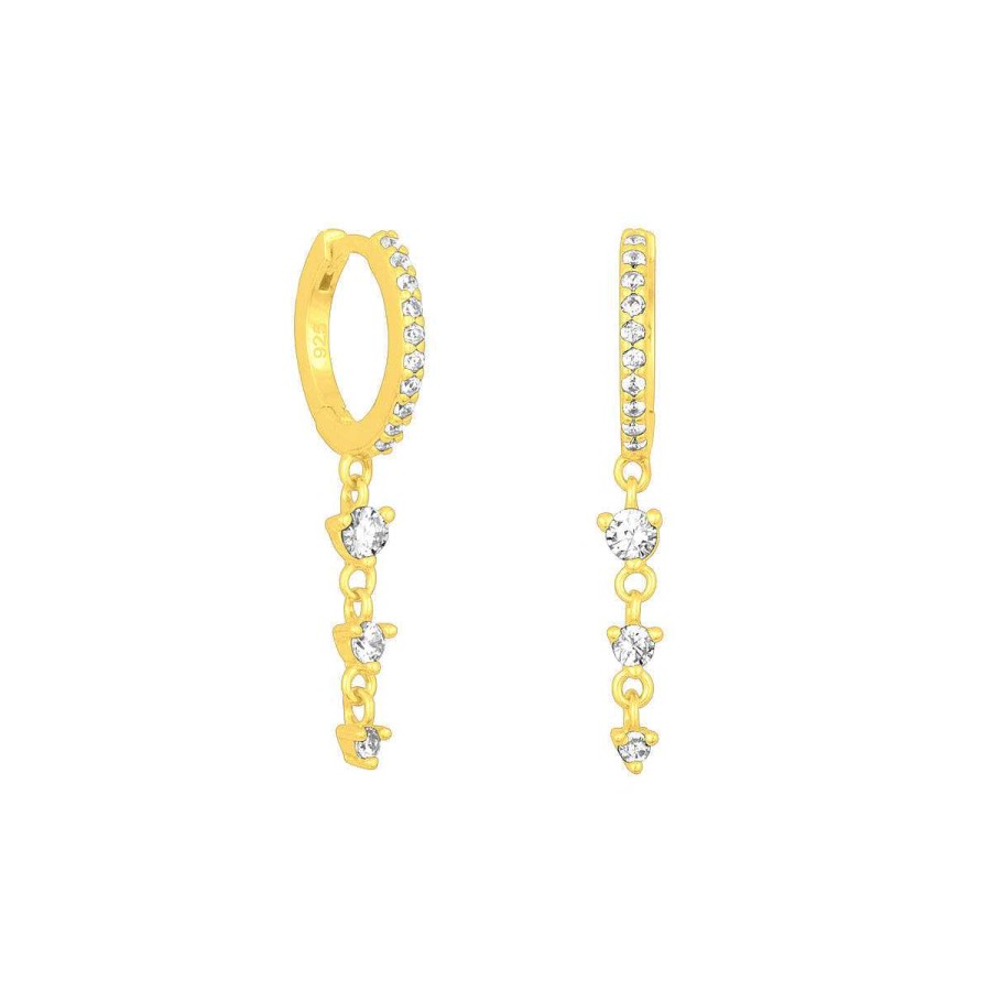 Jewelry F.Y.B. | Sophia Huggies - Gold