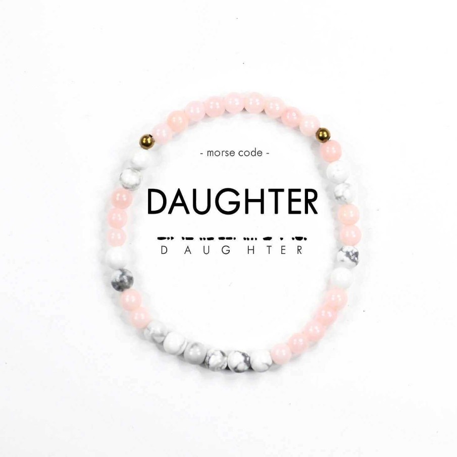 Jewelry Ethic Goods | Mini Morse Code Bracelet - Daughter